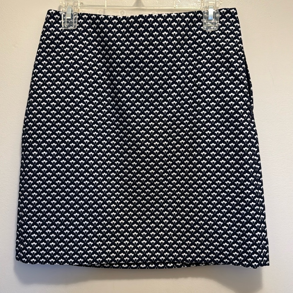 Ann Taylor blue and white skirt.